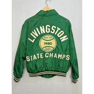 Hewitt Baseball Varsity Jacket Mens American Legion 1980 Champs Livingston NJ